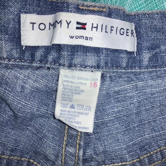 Tommy Hilfiger Mom Jeans 16 Denim High Waist flag inset pocket vintage 90’s - Picture 6 of 6